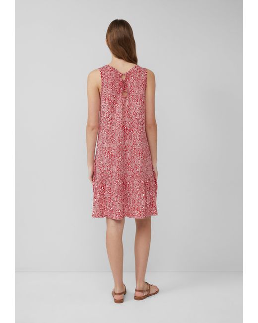 S.oliver Red Kurzes Jersey-Kleid mit Schleifendetail am Rücken
