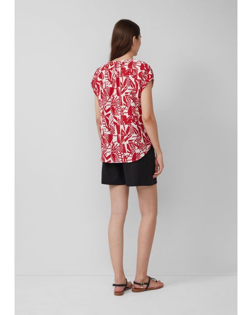 S.oliver Red Strukturierte Bluse mit Raff-Details