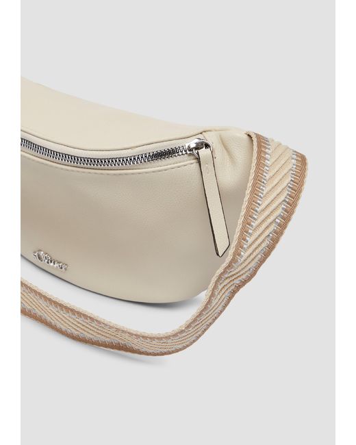 S.oliver Natural Crossbody-Bag mit abnehmbarem und längenverstellbarem Gurt