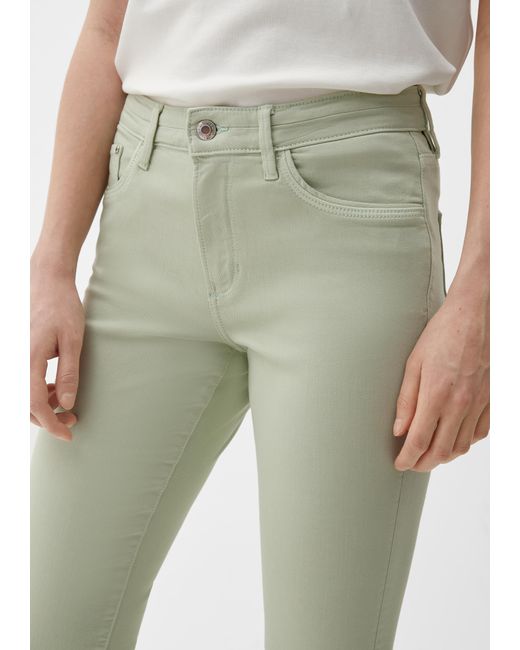 S.oliver White Jeans Betsy / Slim Fit / Mid Rise / Slim Leg