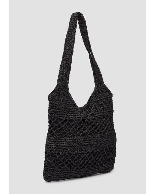 S.oliver Black Shopper aus Raffia