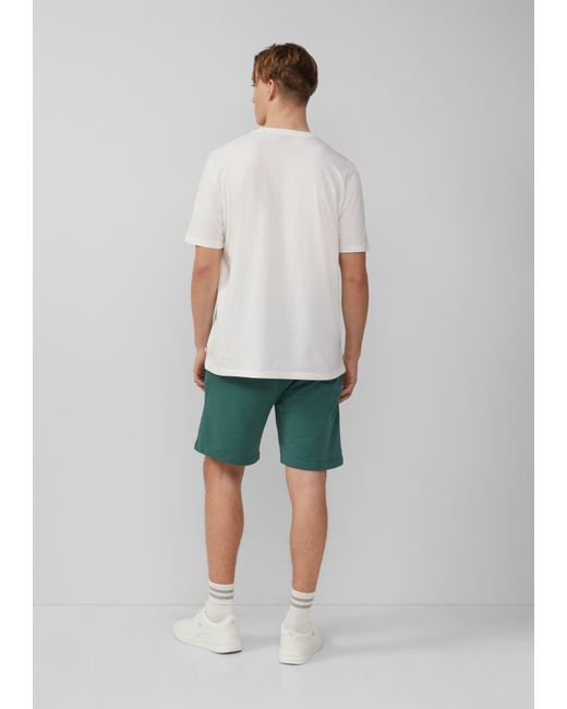 QS T-Shirt mit Frontprint in Gray für Herren