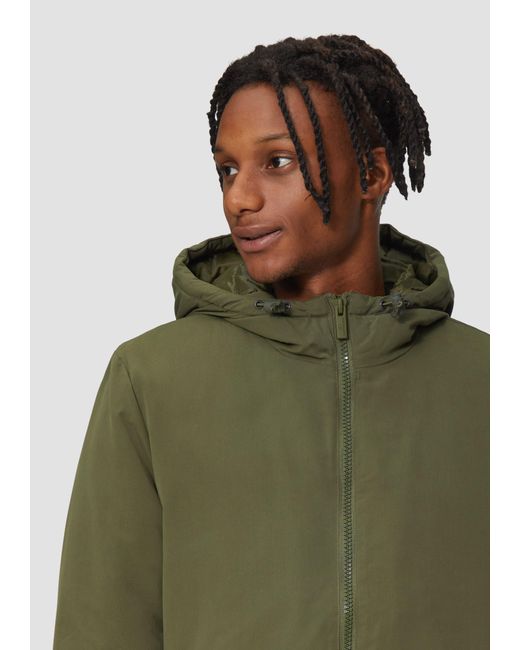 QS Winterjacke mit Kapuze in Green für Herren
