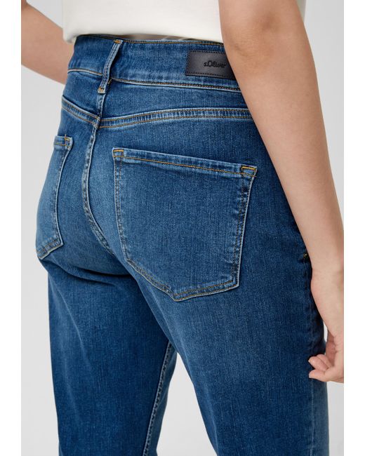 S.oliver Blue Jeans Karolin / Regular Fit / Mid Rise / Straight Leg