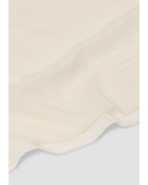 S.oliver White Unifarbener Loop-Schal