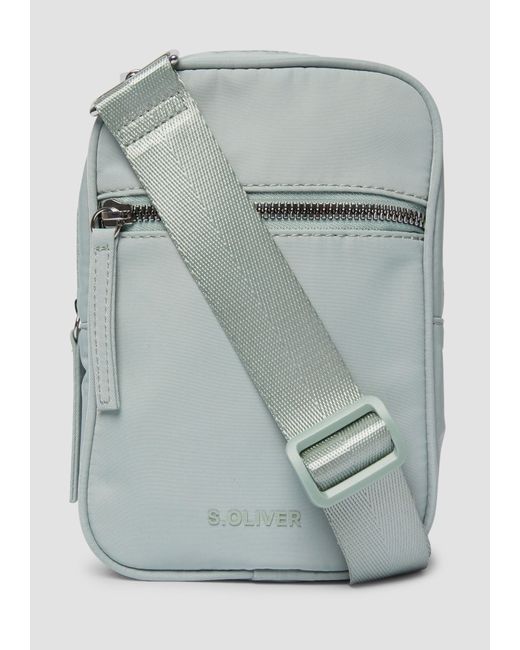 S.oliver Gray Umhänge-Tasche mit abnehmbarem Schultergurt
