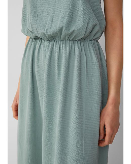 QS Blue Langes Kleid mit Spaghettiträgern