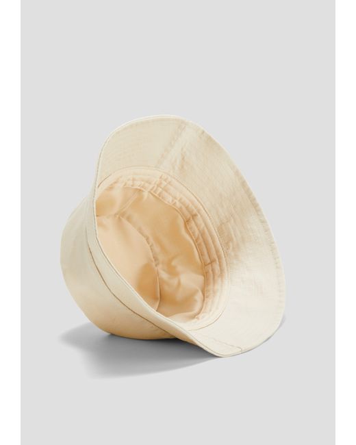 S.oliver Bucket Hat mit All-over-Print in Natural für Herren
