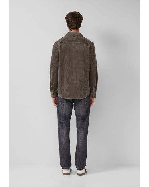 S.oliver Lässiges Cord-Overshirt aus Baumwollstretch in Brown für Herren