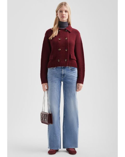 QS Jeans Catie Slim Fit Mid Rise Wide Leg Superstretch in