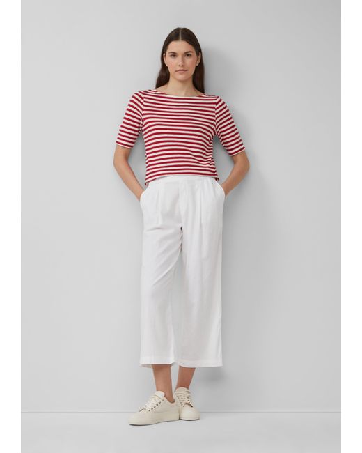 S.oliver Pink Culotte aus Leinenmix im Relaxed Fit