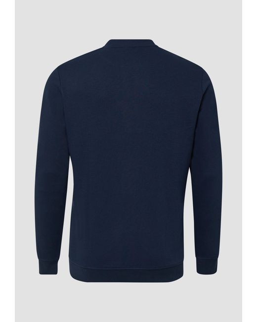 S.oliver Wärmendes Sweatshirt mit Logo-Artwork in Blue für Herren