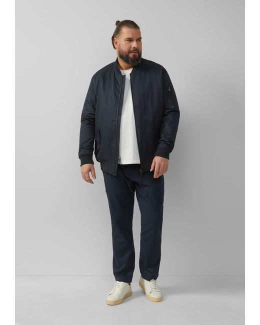 S.oliver Chinohose im Relaxed Fit aus Baumwollstretch in White für Herren