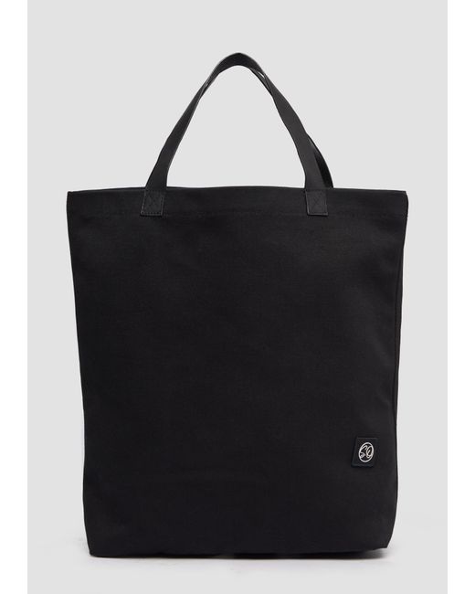 S.oliver Shopper mit Lederhenkeln und Label-Patch in Black für Herren
