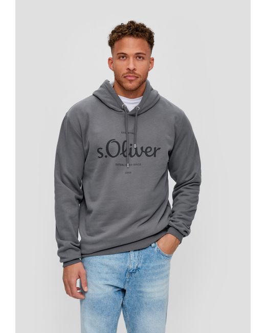 S.oliver Sweatshirt mit Grau Lyst für Herren in DE | Kapuze