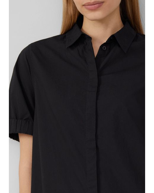 S.oliver Black Kleid aus Popeline mit Eingrifftaschen im Relaxed Fit
