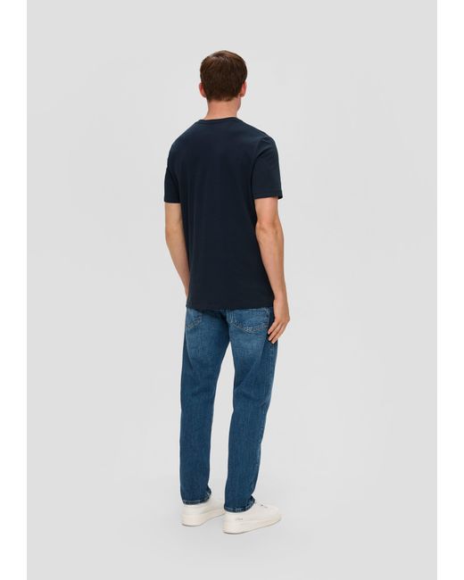 S.oliver Basic-T-Shirt im 3er-Pack in Blue für Herren
