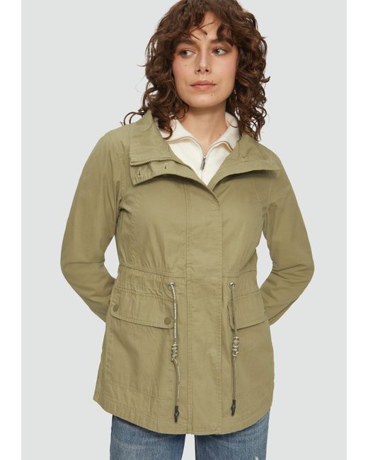 QS Green Baumwolljacke mit Tunnelzug in der Taille