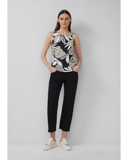 S.oliver Gray Top mit dekorativem Cut-out