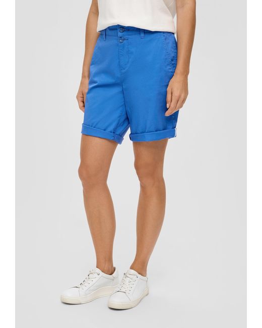 S.oliver Blue Regular: Shorts aus Baumwollstretch