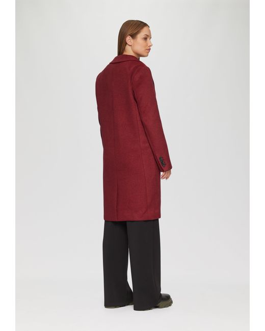 S.oliver Red Weicher Wollmantel mit Reverskragen