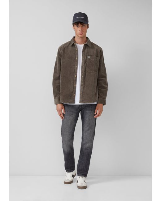 S.oliver Lässiges Cord-Overshirt aus Baumwollstretch in Brown für Herren