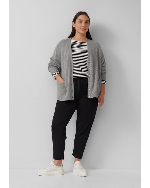 S.oliver Black Interlock-Jogpants mit Elastikbund