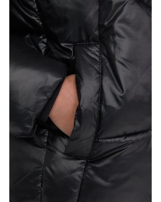 S.oliver Gray Gesteppte Puffer-Jacke mit Weitenregulierung