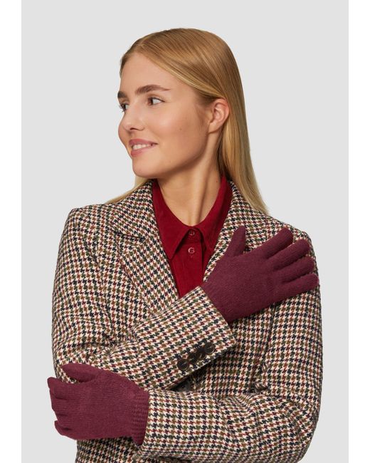 S.oliver Red Handschuhe in Woll-Optik