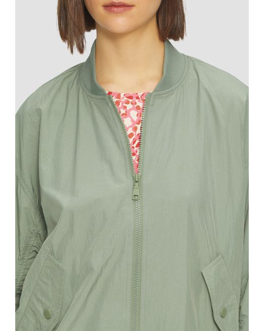 S.oliver Green Leichter Nylon-Blouson im Relaxed Fit