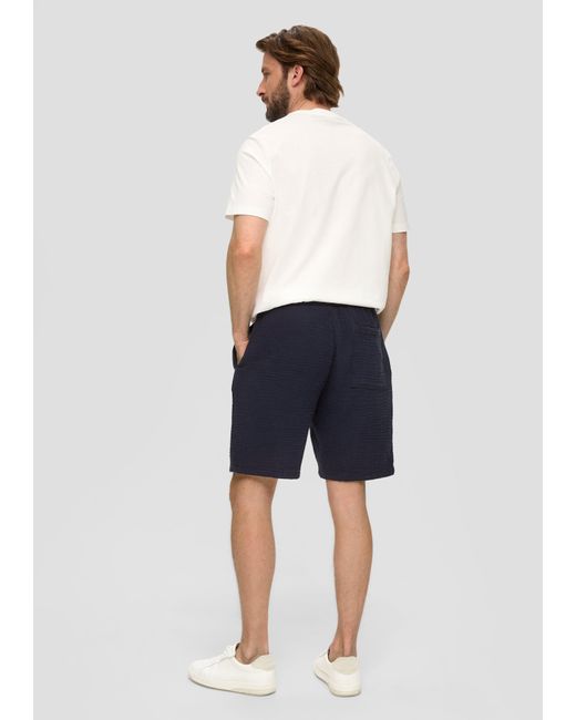S.oliver Shorts aus Baumwoll-Stretch mit Paspeltaschen in White für Herren