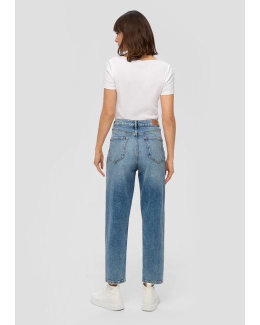 S.oliver Blue Jeans Mom / Regular Fit / High Rise / Wide Leg