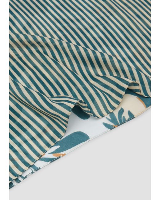 S.oliver Blue Loop-Schal mit All-over-Print