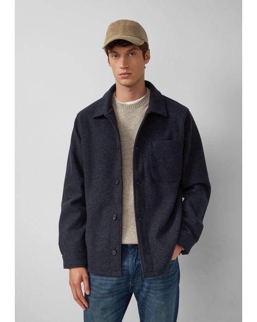 S.oliver Cord-Kappe mit Label-Patch in Natural für Herren