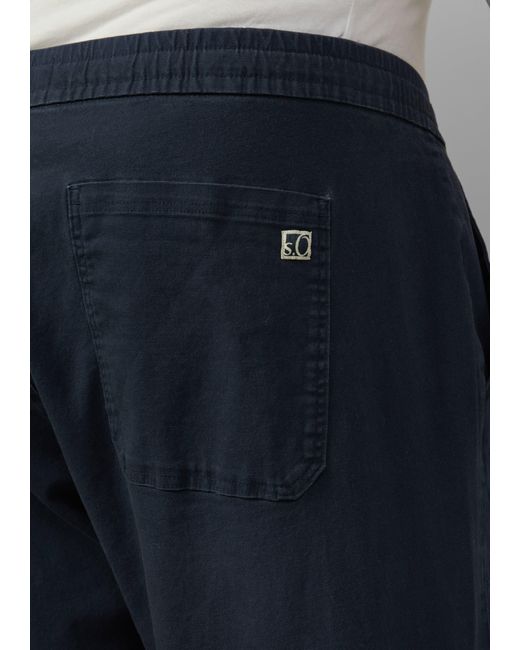 S.oliver Chinohose im Relaxed Fit aus Baumwollstretch in White für Herren