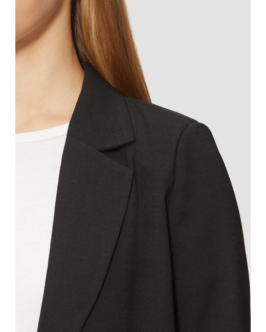 QS Black Leichter Blazer im Regular Fit
