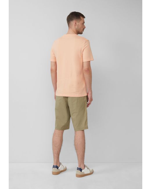 S.oliver Phoenix: Bermuda mit Ripstop-Struktur im Worker-Style in Green für Herren