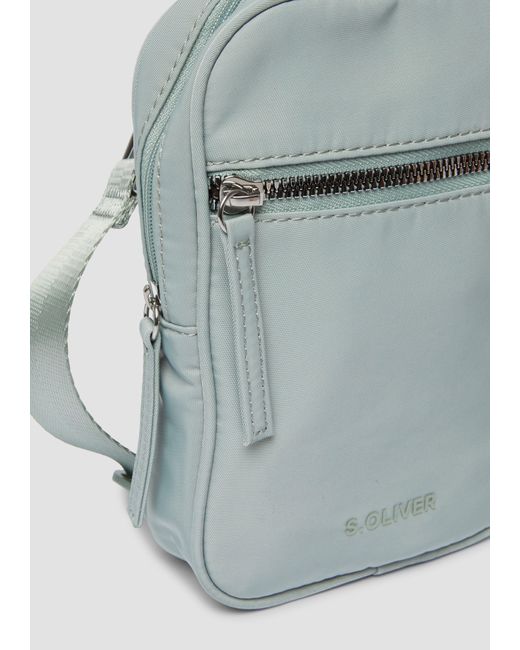 S.oliver Gray Umhänge-Tasche mit abnehmbarem Schultergurt