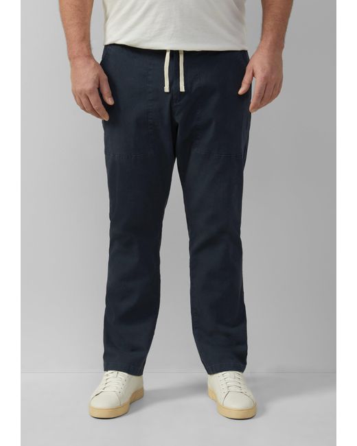 S.oliver Chinohose im Relaxed Fit aus Baumwollstretch in White für Herren