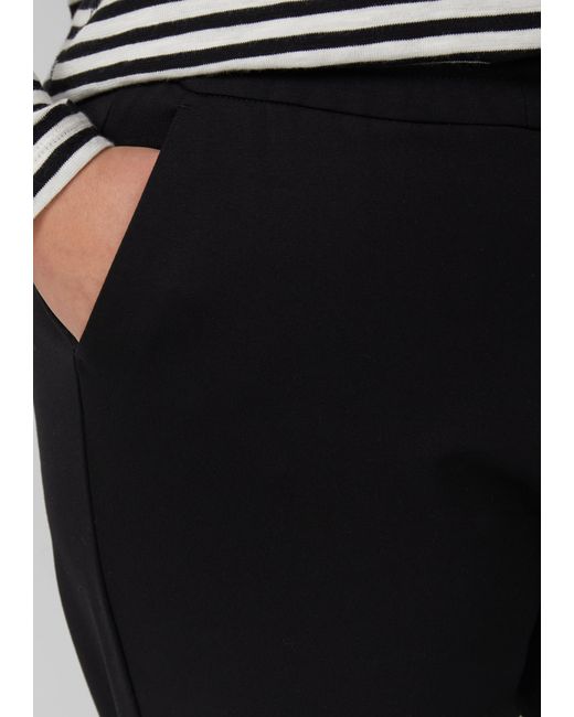 S.oliver Black Interlock-Jogpants mit Elastikbund