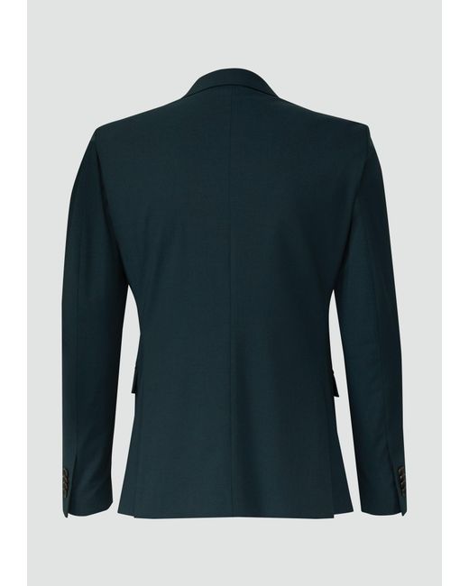 S.oliver S.O PURE: Sakko aus meliertem Stretch-Twill in Blue für Herren