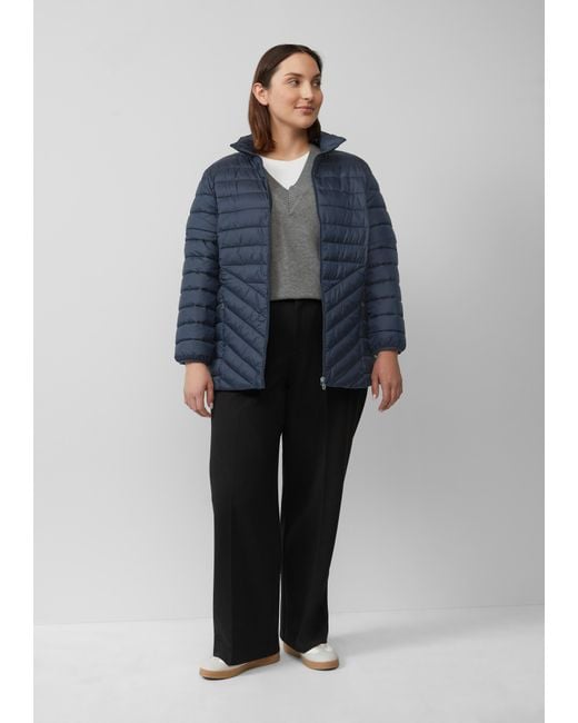 S.oliver Blue Leichte Steppjacke mit Stehkragen