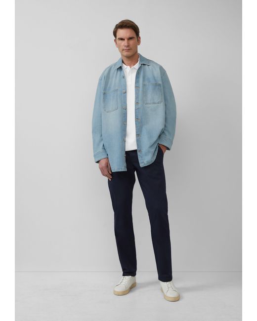 S.oliver Poloshirt aus Baumwollpiqué in White für Herren