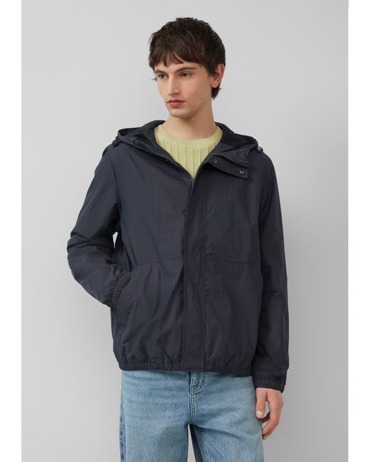QS Packable Windbreaker mit Kapuze in Blue für Herren