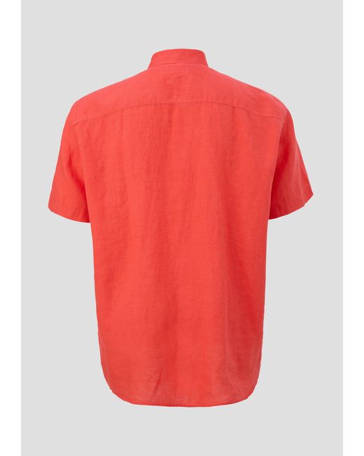 S.oliver Hemd aus Leinen in Red für Herren