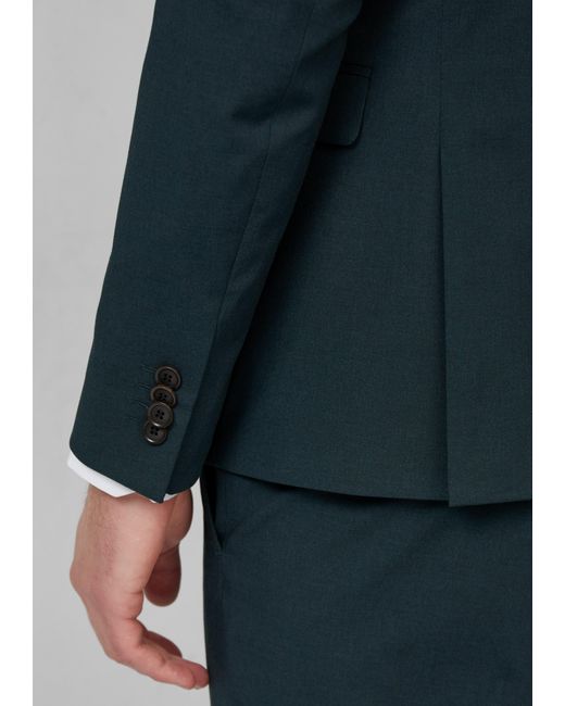 S.oliver S.O PURE: Sakko aus meliertem Stretch-Twill in Blue für Herren
