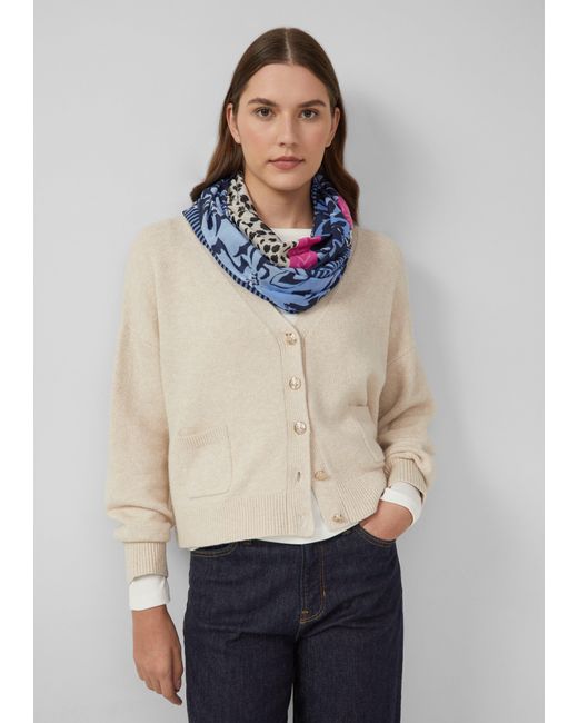 S.oliver Blue Loop-Schal mit All-over-Print