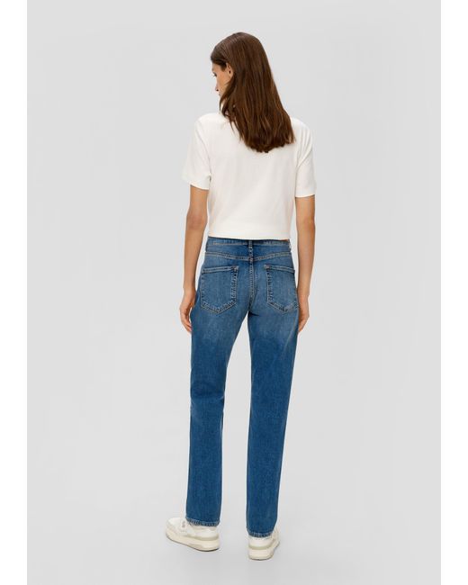 S.oliver Blue Jeans Karolin / Regular Fit / Mid Rise / Straight Leg
