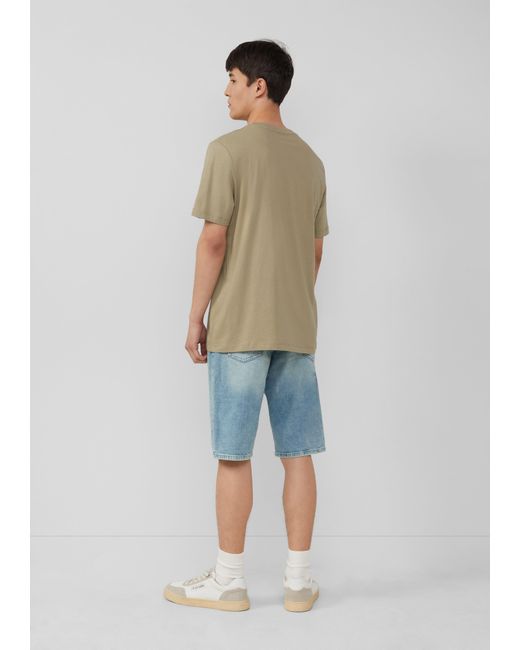 S.oliver T-Shirt mit Logo-Print in Green für Herren