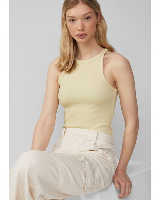 QS Natural Geripptes Tanktop
